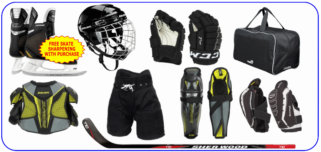 thumbnail image 2 of JAMM Ice Hockey Gloves For Kids - Model 5001, All Positions, Both Hands, New With Tags 2 of 5