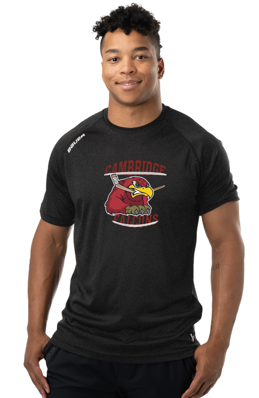 Cambridge Hockey Bauer Tech Tee Youth & Adult, Black or Grey
