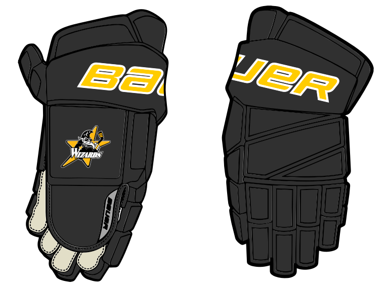 East Coast Wizards Bauer Vapor Team Elite Hockey Glove