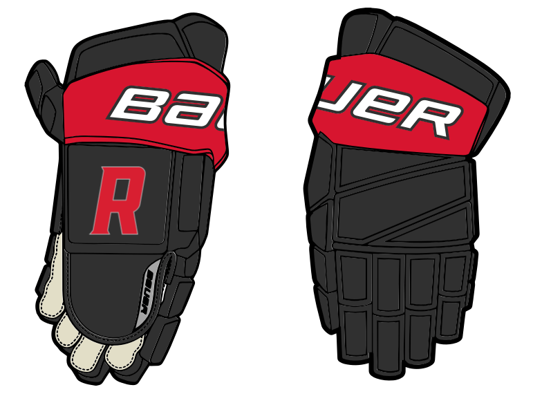 Rivers School Bauer Vapor Team Pro Hockey Gloves