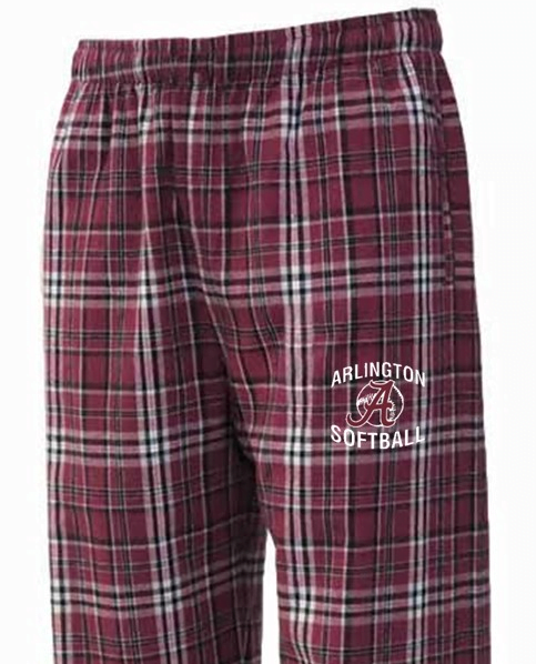 AYBSA Arlington Softball Flannel Pajama Pants