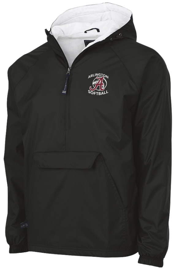 AYBSA Arlington Softball Classic Pullover Windbreaker- Maroon Or Black - Image 2
