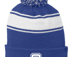 SYHA Pompom Hat Royal S Logo