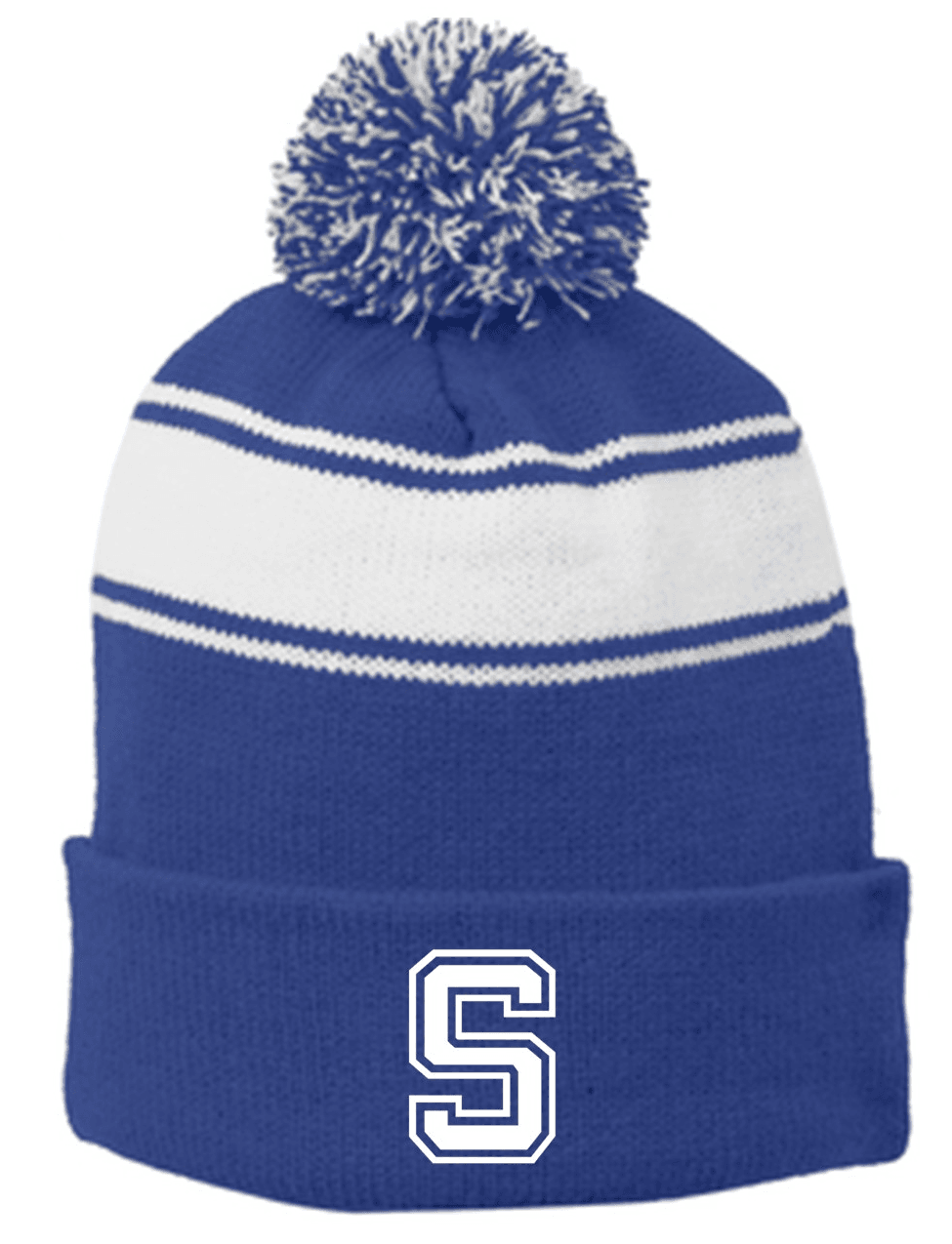 SYHA Pompom Hat Royal S Logo
