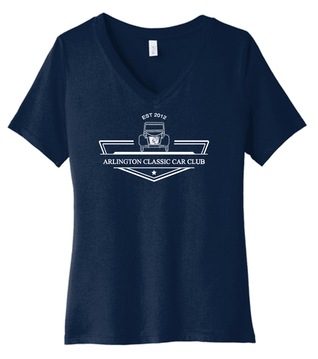 Arlington Classic Car Club Women's V-Neck Tee
