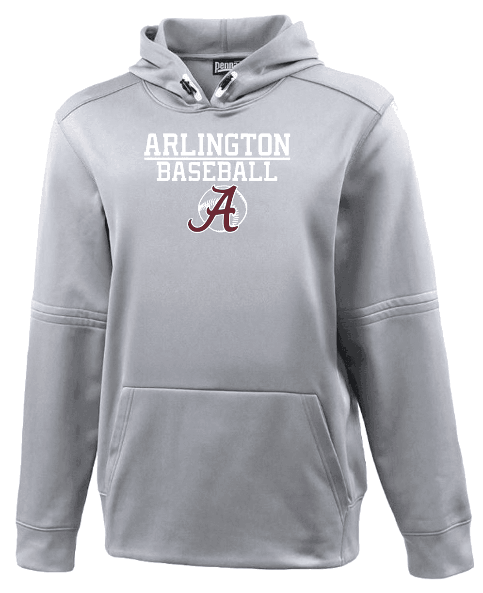 AYBSA Arlington Baseball Performance Hoodie W/Ripken Option-Grey Or Black