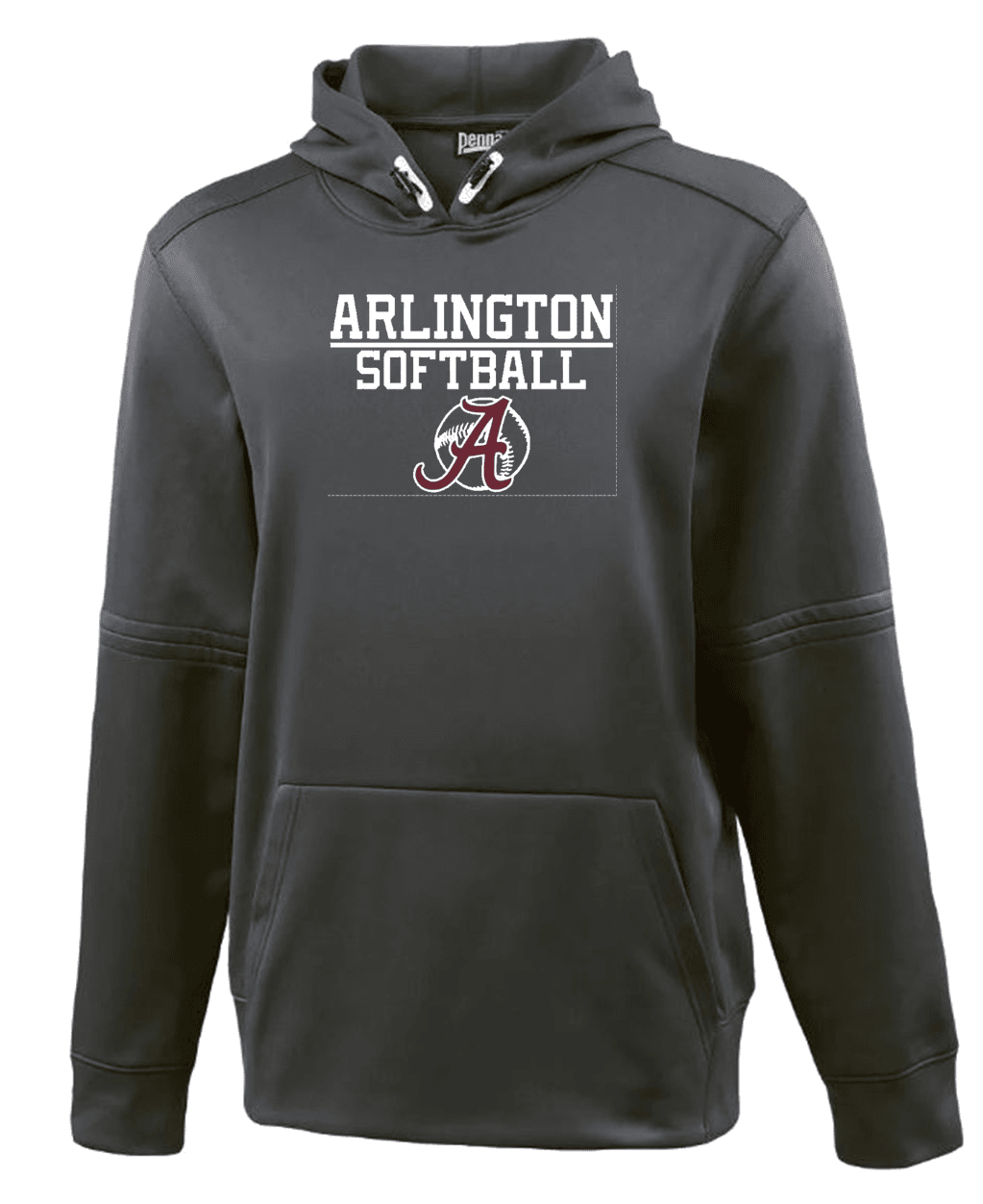 AYBSA Softball Performance Hoodie- Grey Or Black