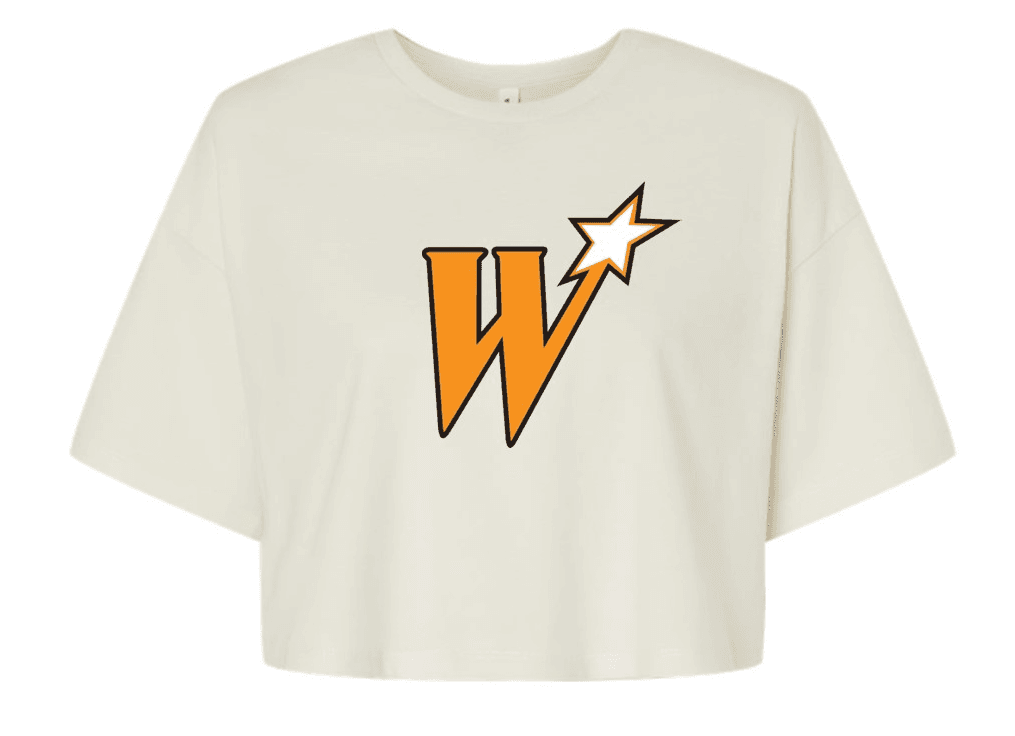 East Coast Wizards "W" Logo 2025 WMNS Short Sleeve Crop T-Shirt