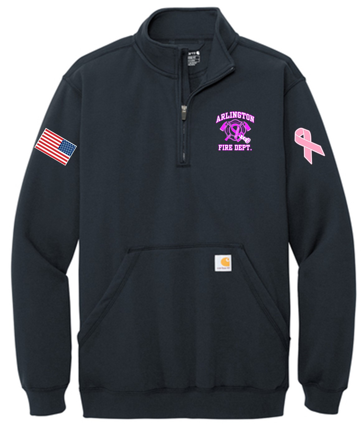 AFD Fight For A Cure Carhartt 1/4 Zip