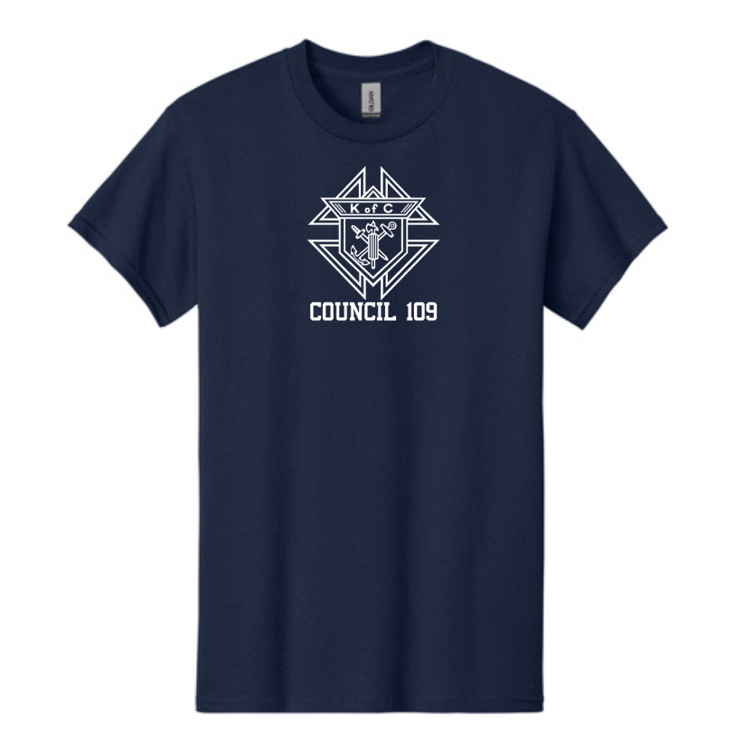 Arlington K Of C Short  Sleeve T-Shirt- K of C Logo