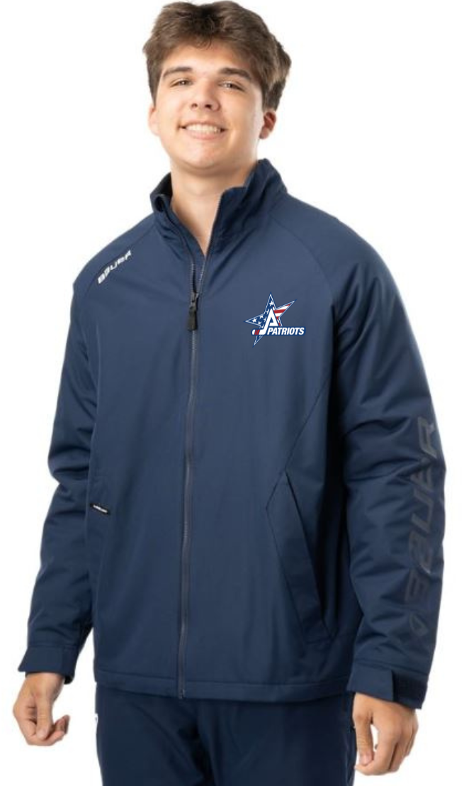 Patriots Hockey Bauer Team Midweight Jacket-Youth & Adult