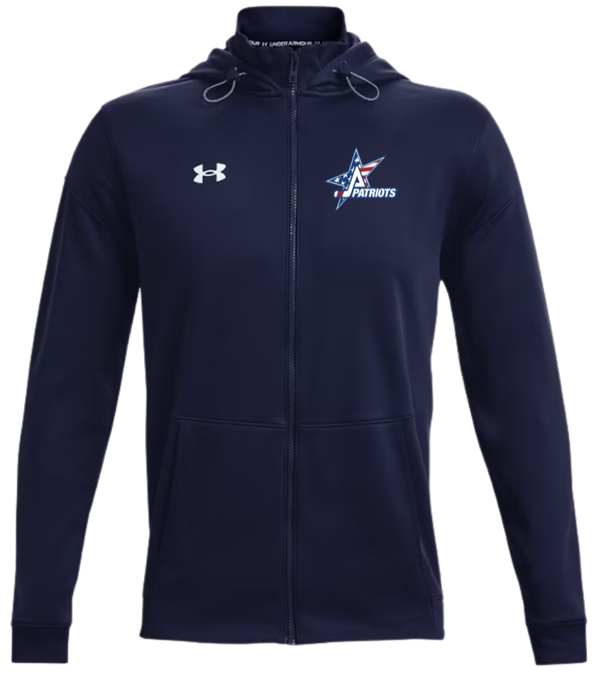 Patriots Hockey Under Armour Full Zip Hoodie
