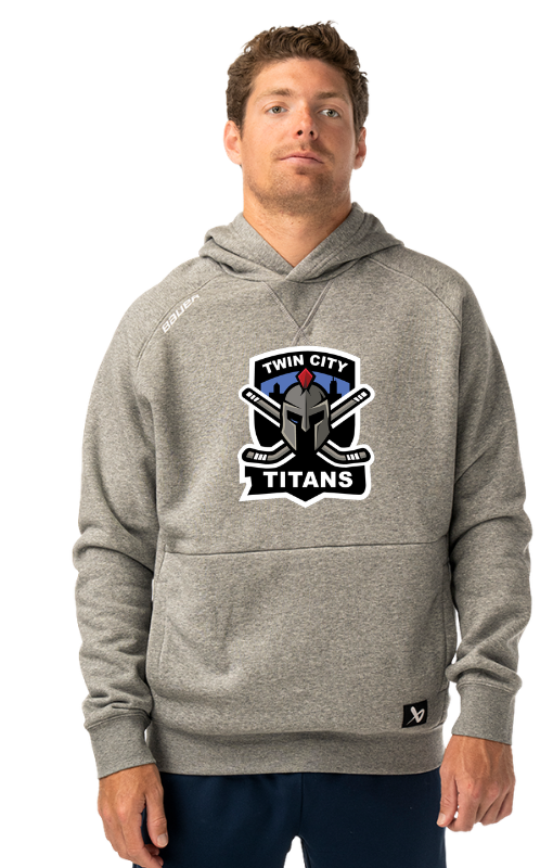 Twin City Titans Bauer Ultimate Hoodie Youth & Adult, Black or Grey - Image 2