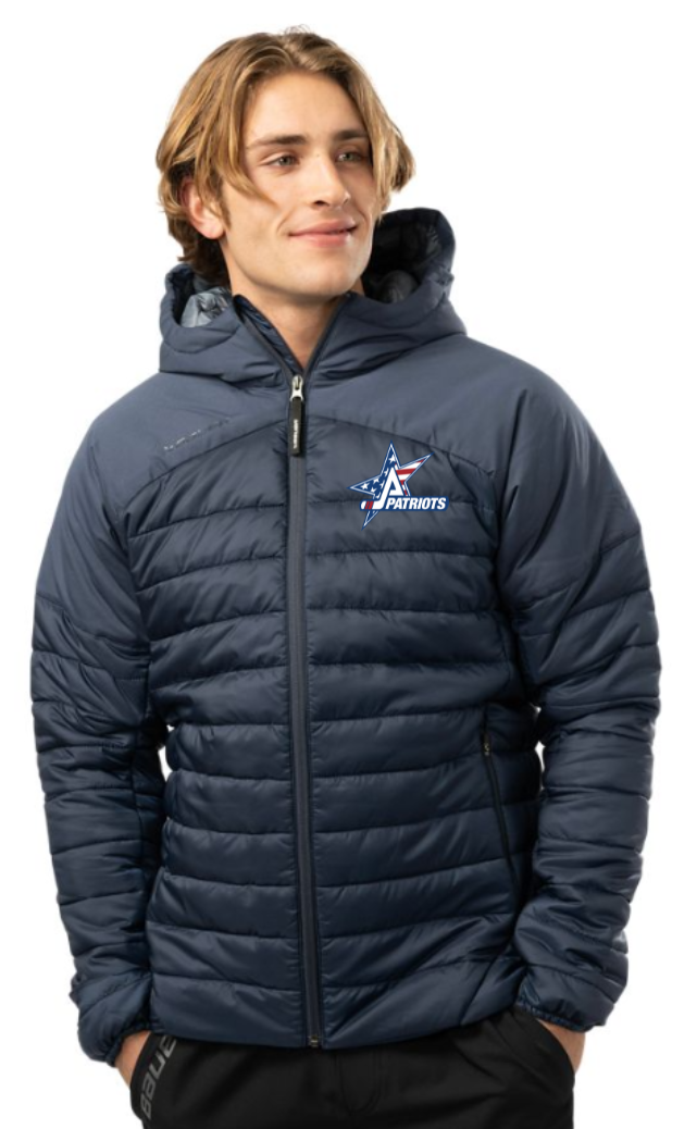 Patriots Hockey Bauer Team Hooded Puffer Youth & Adult