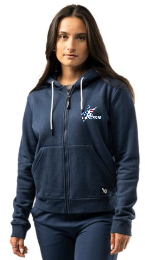 Patriots Hockey Bauer WMNS Team Full Zip Hoodie 2025