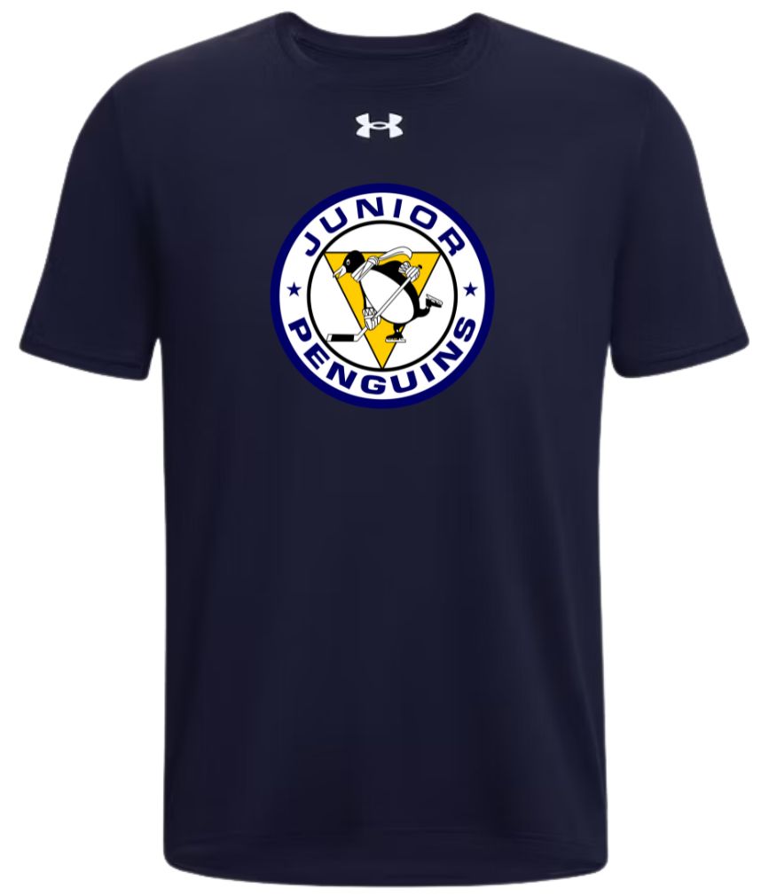 Jr Penguins Under Armour SS Perf Tee Youth & Adult