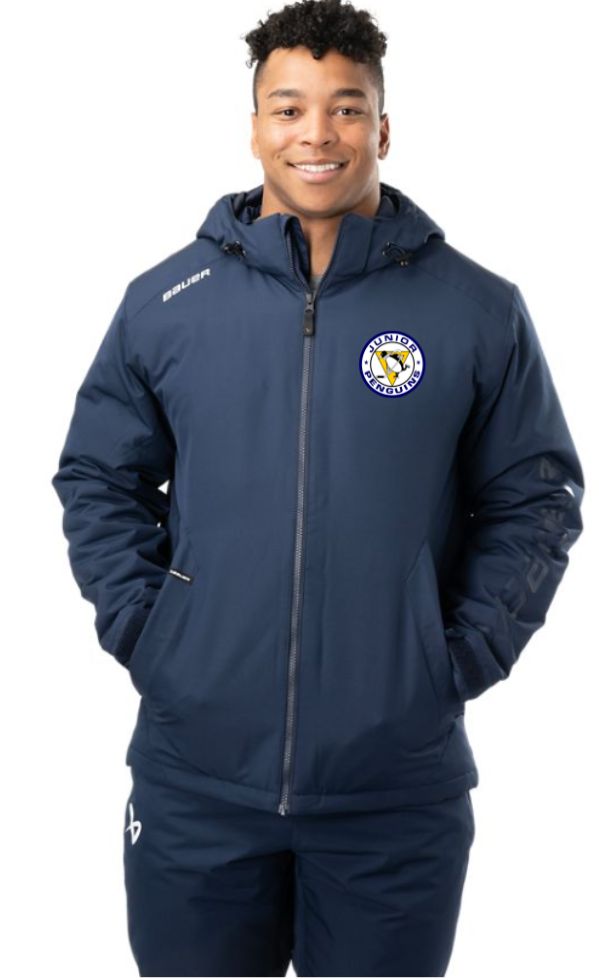 Jr Penguins Bauer Team Heavyweight Jacket-Youth & Adult