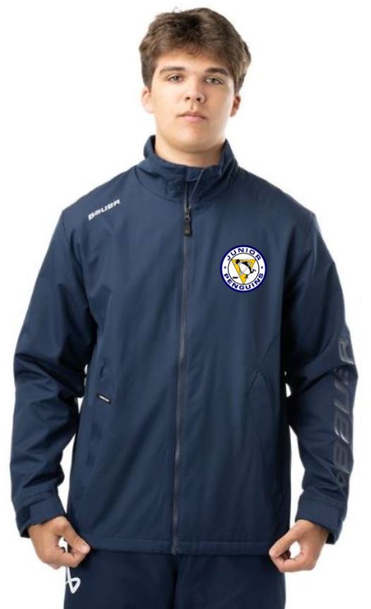 Jr Penguins Bauer Team Midweight Jacket-Youth & Adult