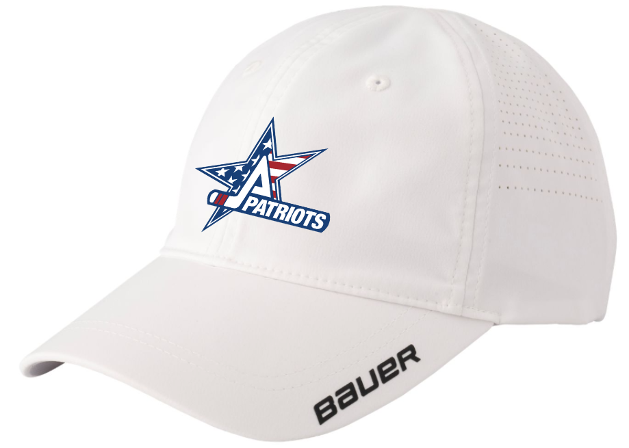 Patriots Hockey WMNS Bauer Performance Hat- White Or Black