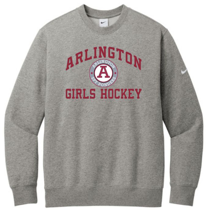 AHS Girls Hockey Nike Club Fleece Crewneck