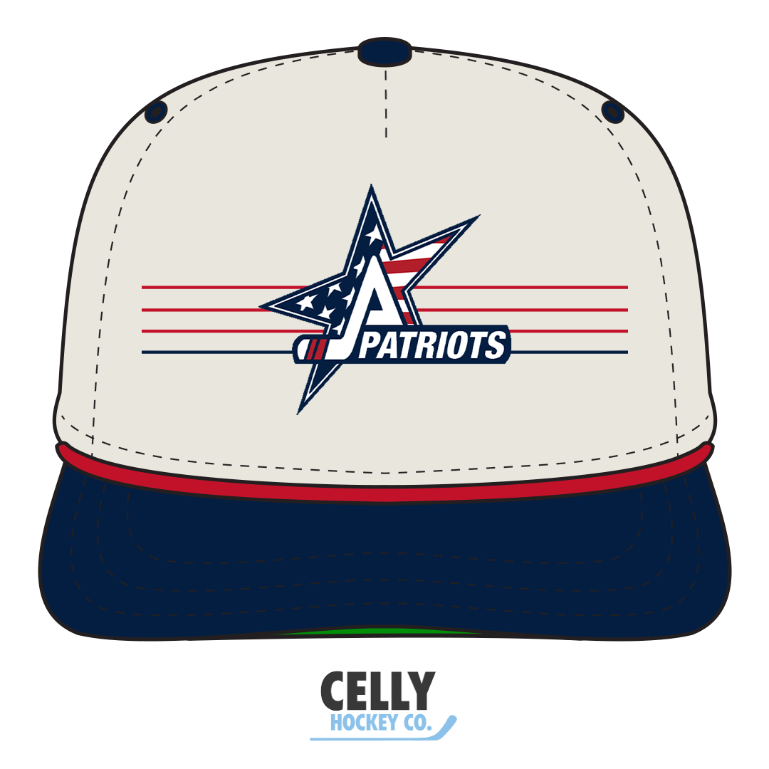 Patriots Hockey Celly Hockey Snapback Rope Hat