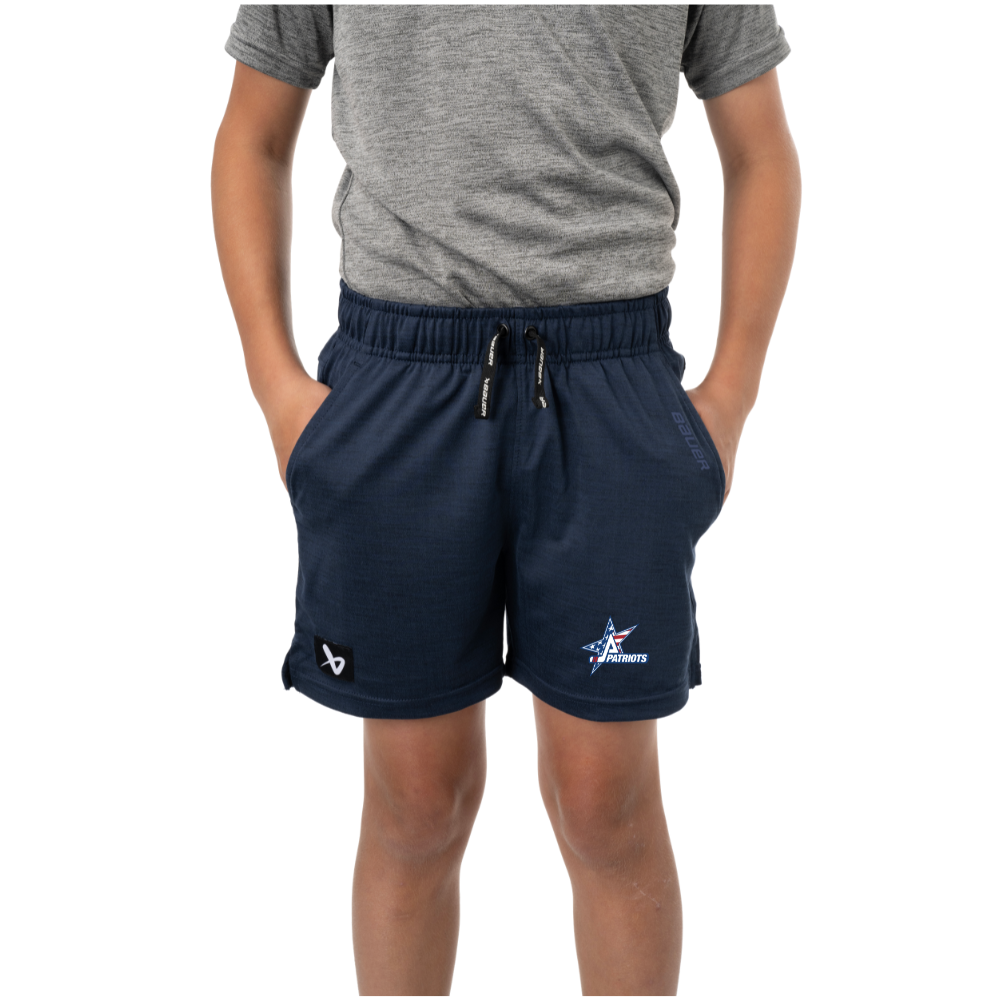Patriots Hockey Bauer Team Knit Shorts- Adult & Youth