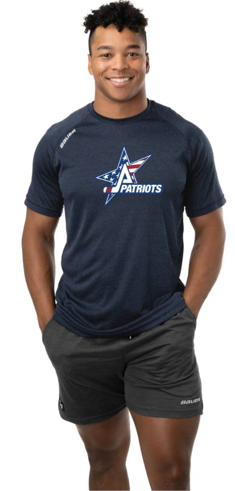 Patriots Hockey Bauer Team Tech Tee Youth & Adult