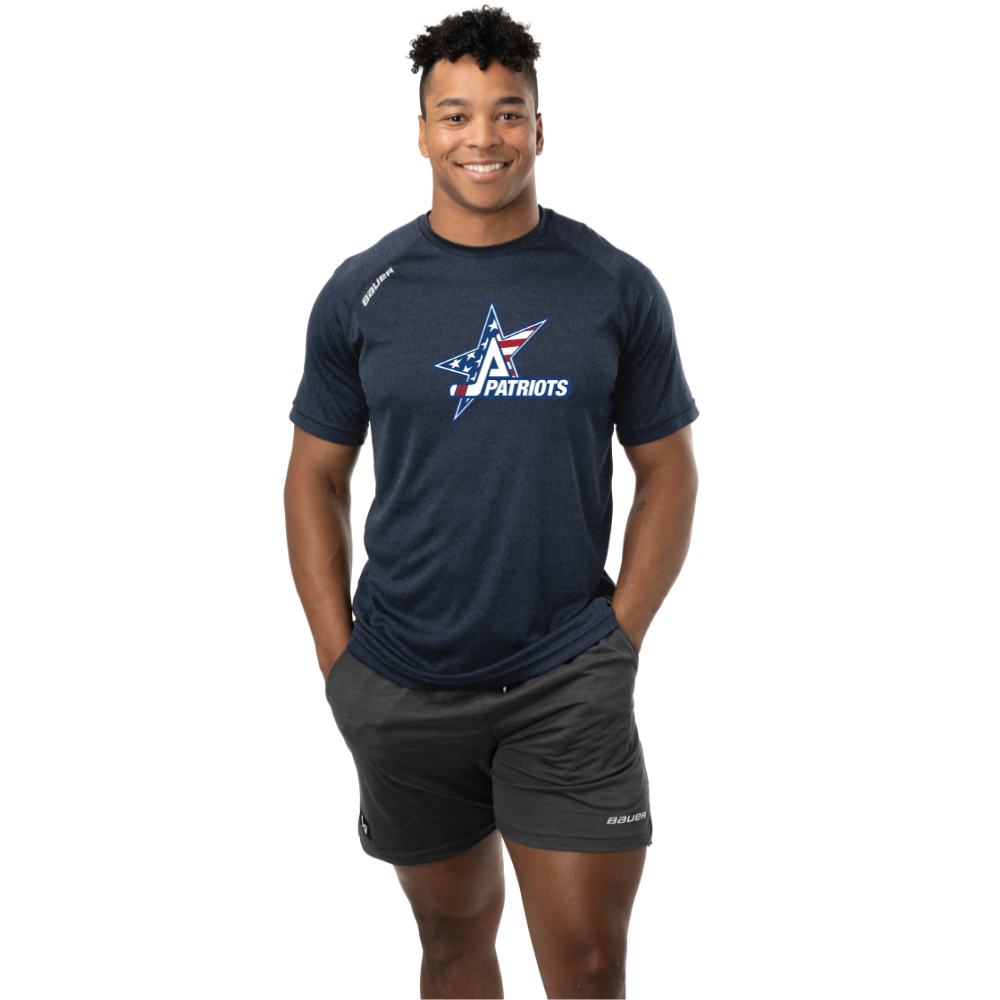 Patriots Hockey Bauer Team Tech Tee Youth & Adult