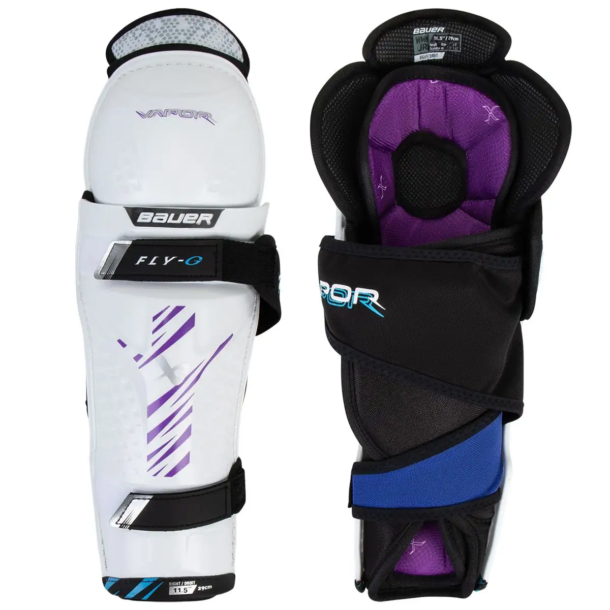 Bauer Vapor Fly-G Girl's Hockey Shin Guards