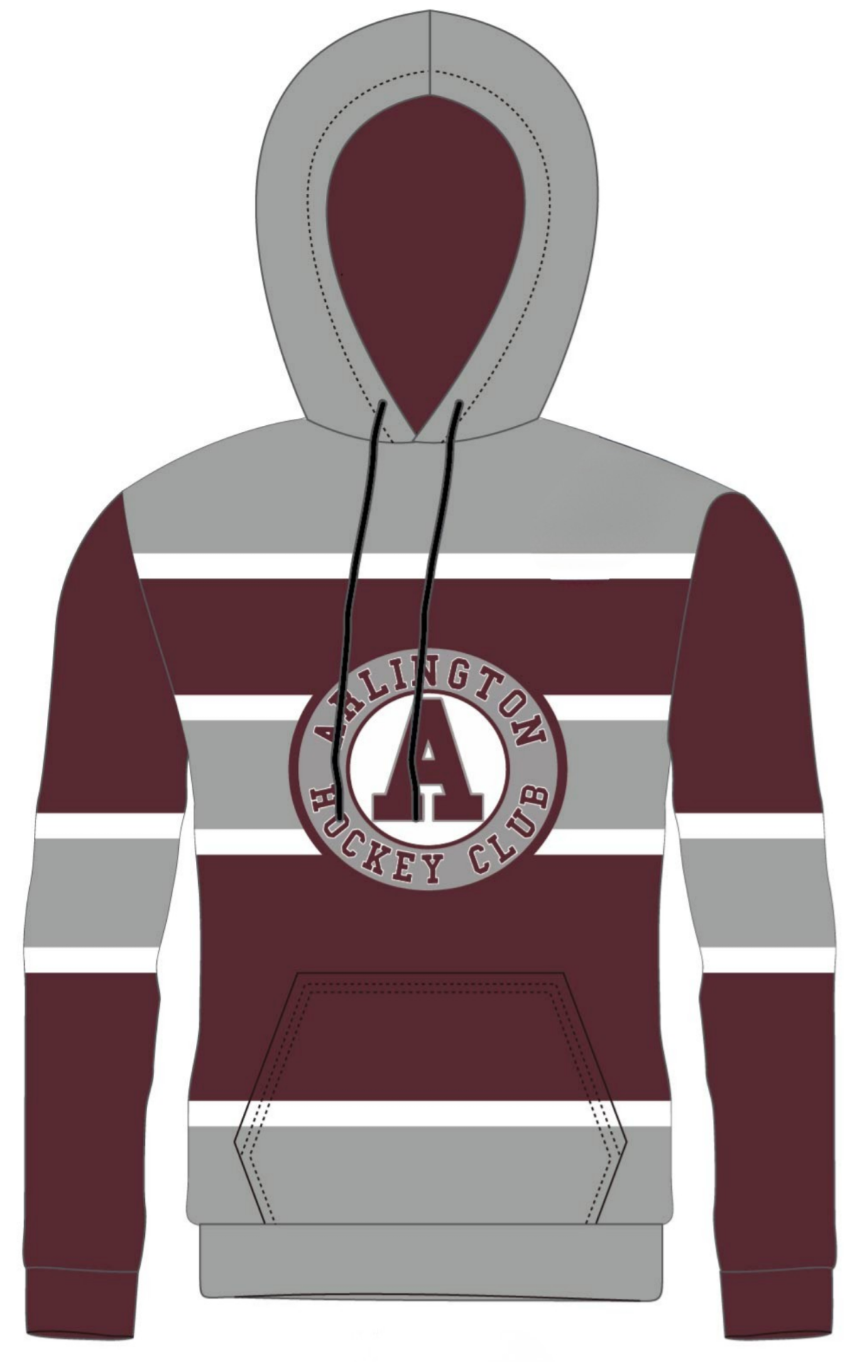AHC 13 Oz Heavyweight Sublimated Replica Hoodie