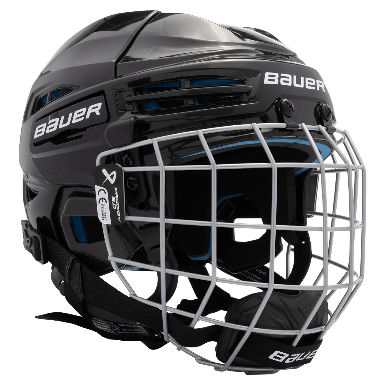 Bauer Prodigy 2.0 Youth Combo Hockey Helmet - Image 5