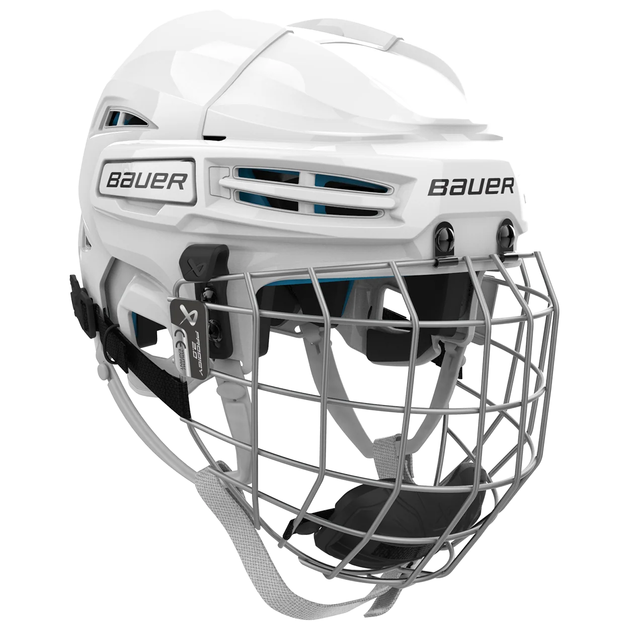 Bauer Prodigy 2.0 Youth Combo Hockey Helmet - Image 6