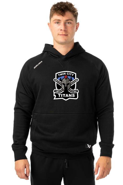 Twin City Titans Bauer Ultimate Hoodie Youth & Adult, Black or Grey